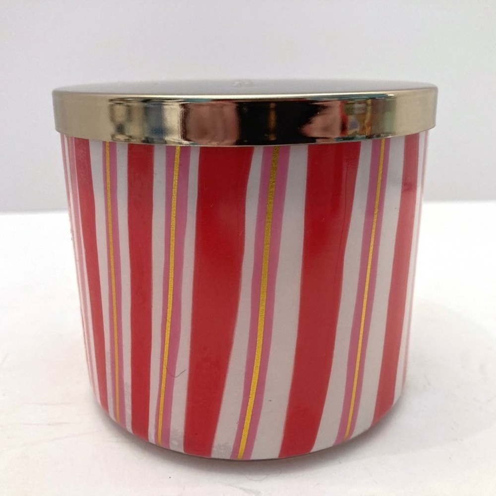 Bath & Body‎ Works Snowy Peach Berry 3 Wick Jar Candle 14.5oz NEW - Picture 3 of 7